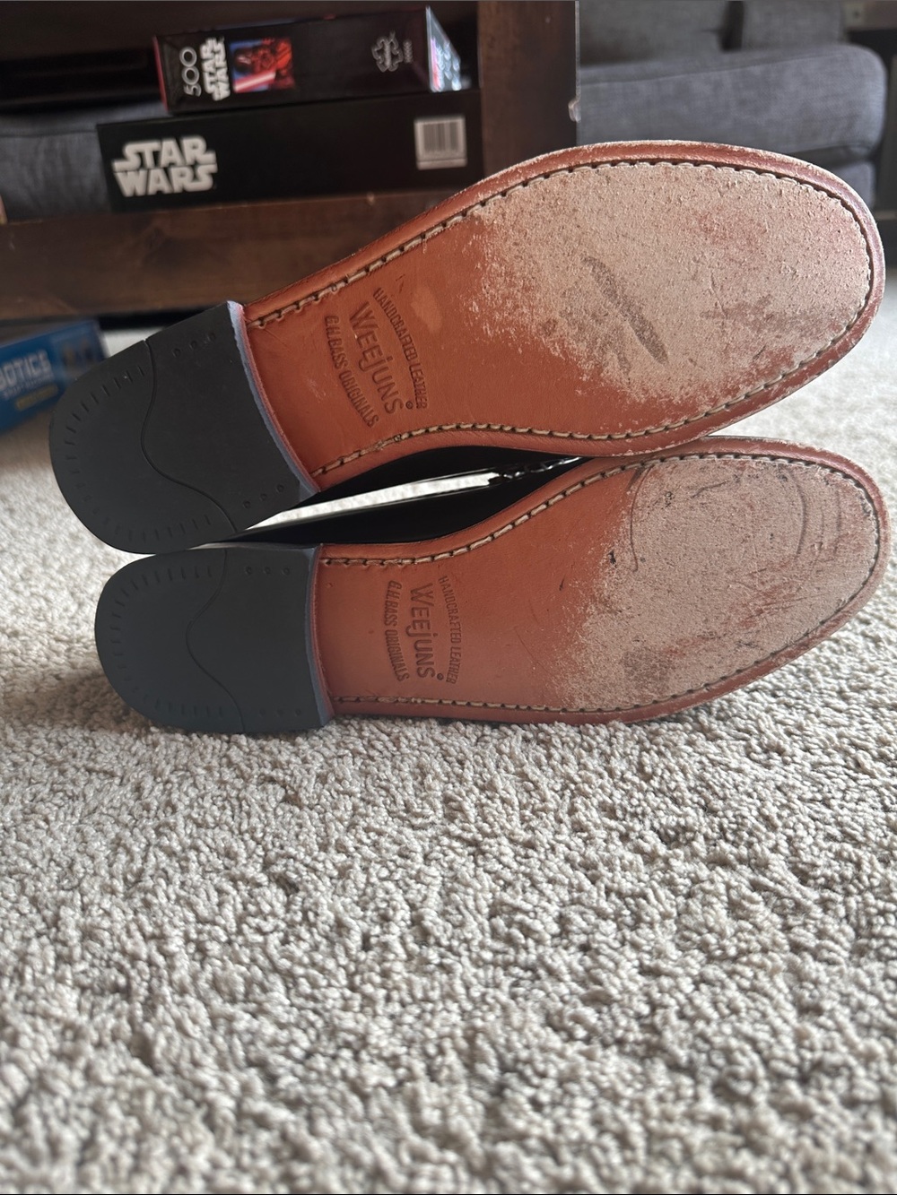 The original Penny loafer! Class black and white color block. Size 9. - Picture 5 of 8